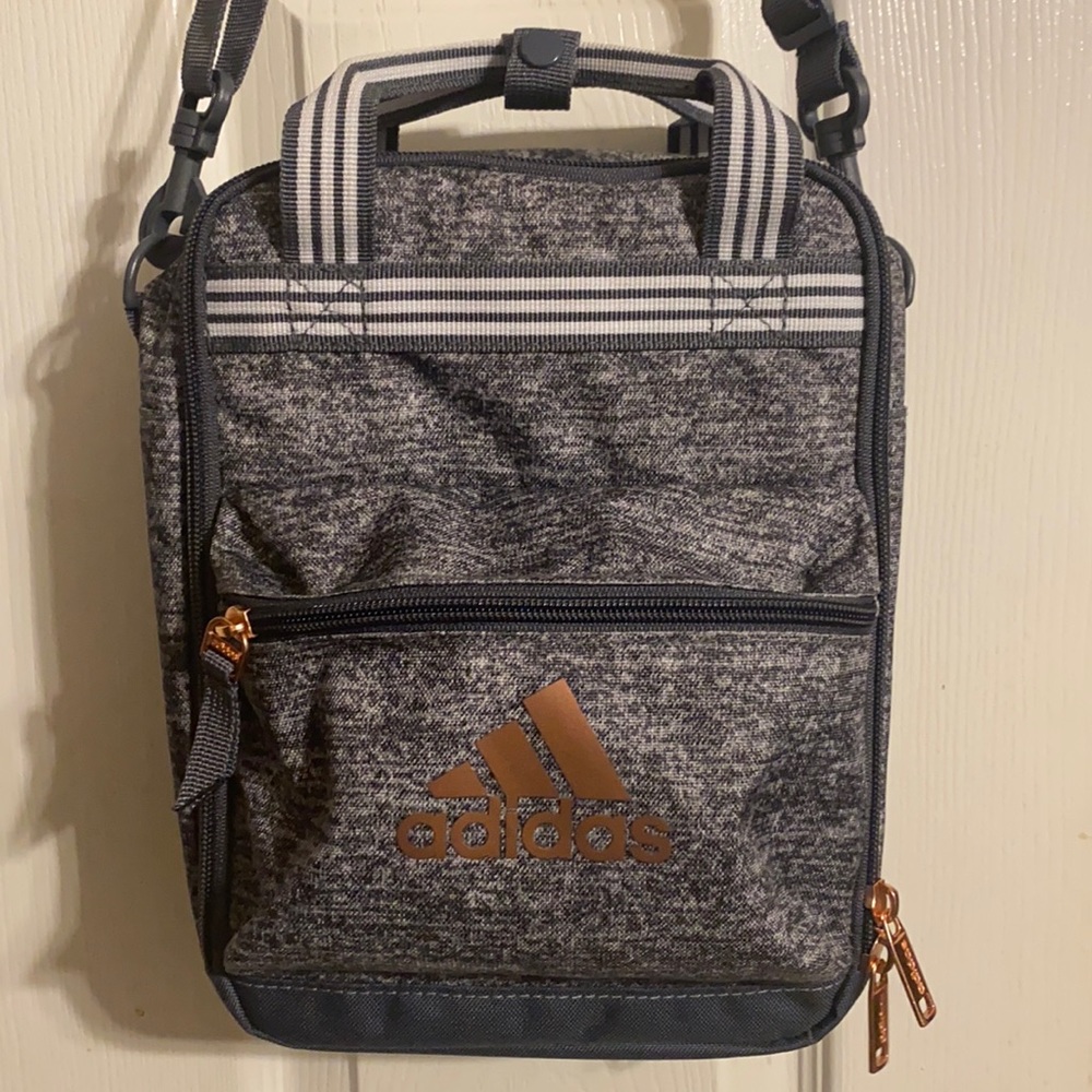 Adidas  Grey Rose Gold Lunch Box